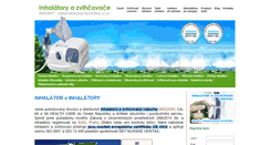 Desktop Screenshot of inhalator-zvlhcovac.cz